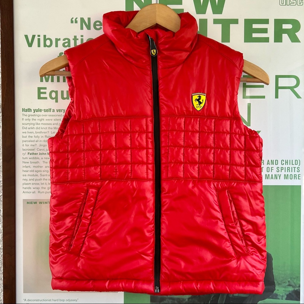 Official Scuderia Ferrari Kids’ Padded Vest